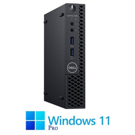 Mini PC Dell OptiPlex 3060, Hexa Core i5-8400T, 8GB DDR4, 128GB SSD, Win 11 Pro